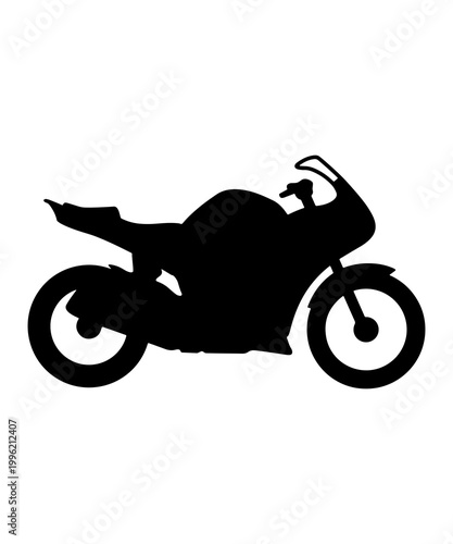 silhouette of a motorcycle