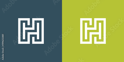 Modern H Letter Logo Design.