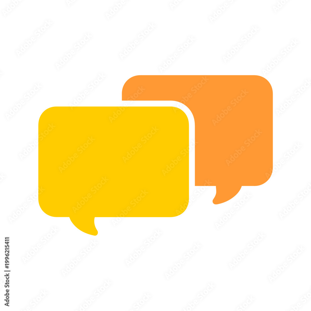 Fototapeta premium Message Bubble Icon Design