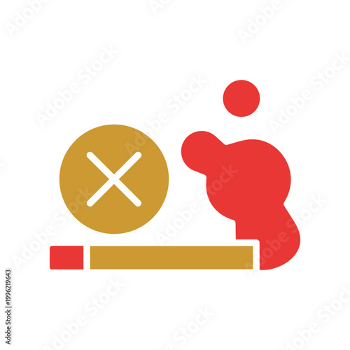 Fotografia Quit Smoking Icon Design