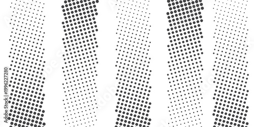 grunge Halftone white and black dots pattern and black gradient grunge texture background. Dotted line comic sport style vector illustration