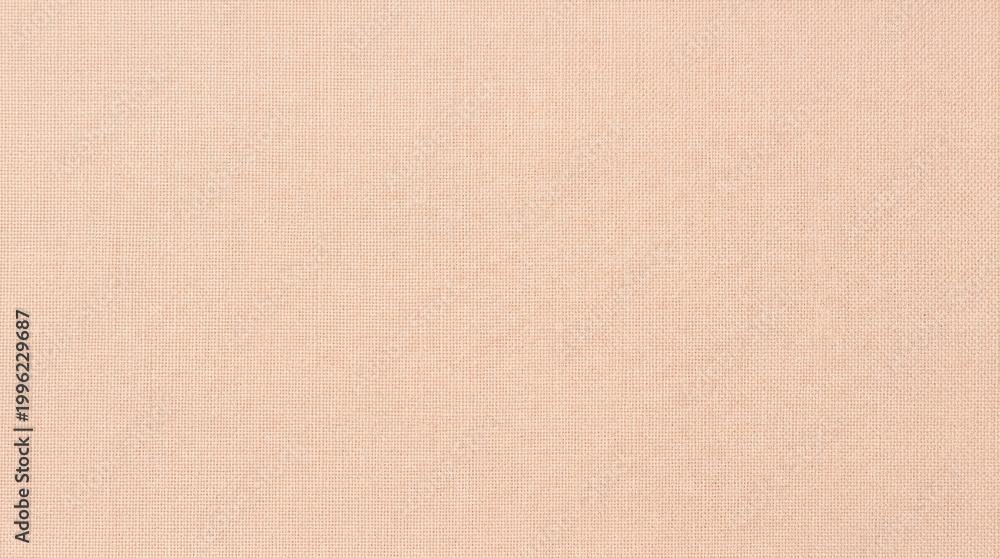Fototapeta premium Beige Linen Texture Fabric Background for Interior Wall and Flooring