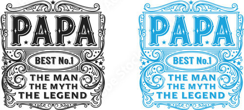 Fathers day gifts for dad papa 'the man the myth the legend' best dad ever