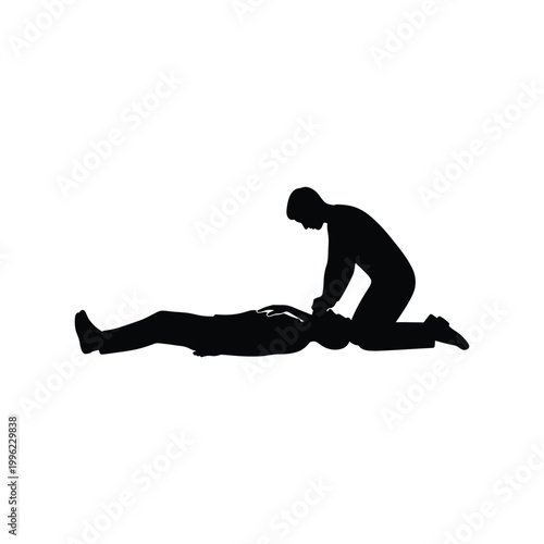 Emergency CPR Cardiopulmonary Resuscitation Procedure Icon