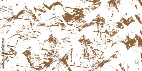  mottled brown background with vintage marbled Brushed Painted Violet ink and watercolor textured design on cloudy sepia abstract brown texture,