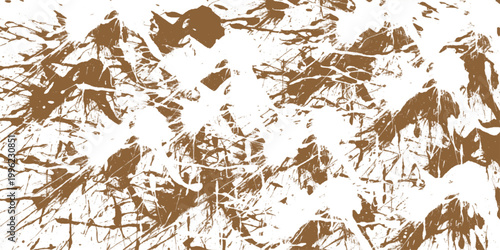  mottled brown background with vintage marbled Brushed Painted Violet ink and watercolor textured design on cloudy sepia abstract brown texture,