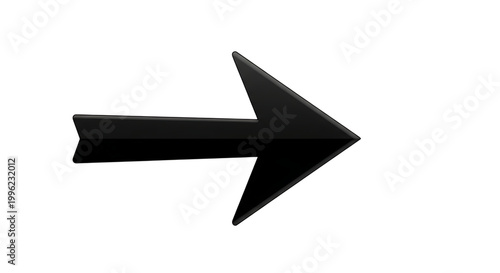 Modern black arrow icon pointing to the right isolated on transparent background Free Download Modern black arrow icon pointing to the right isolated on transparent background - GFXLoad