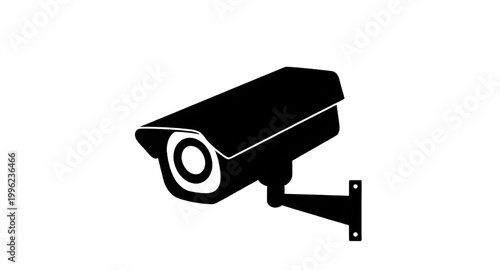 cctv camera icon, surveillance camera, security camera, monitoring device, black silhouette camera, video surveillance, safety system, protection icon, security equipment, camera symbol, surveillance 