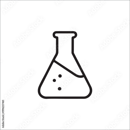 Chemistry Flask Icon Stock Vectors and Vector art..eps