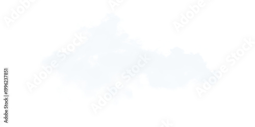 Fotografie A white cloud floats in the dark sky