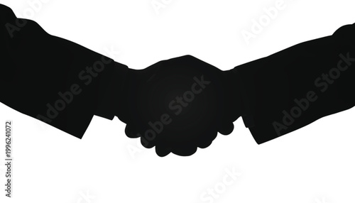 Businesspeople shake hands to finalize a successful partnership agreement during a professional meeting.