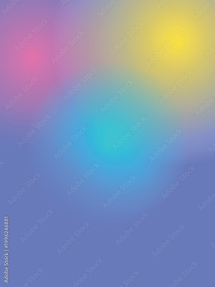 Fototapeta premium Soft gradient background with yellow pink and turquoise light effects in a smooth transition