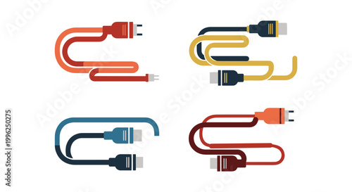 Spare cord Line art vector minimal abstract creative