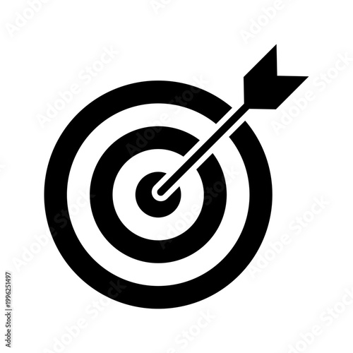 Target with arrow icon