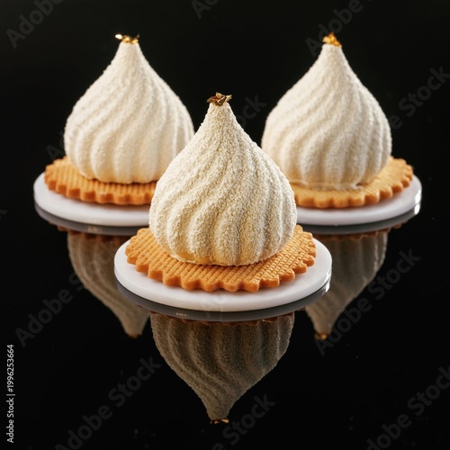 cupcakes on a white background