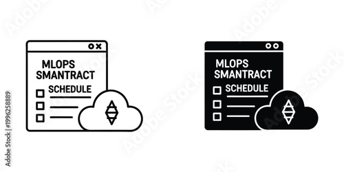 Comparison of mlops smantract scheduling interfaces in light and dark modes