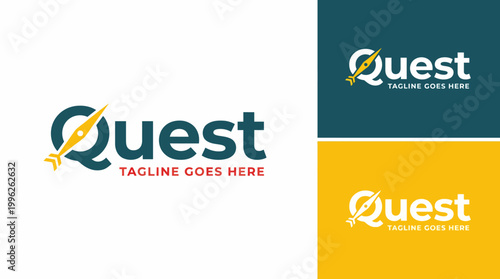 This logo captures the essence of exploration and adventure with dynamic colors, appealing to brands that embody discovery, travel, and ambition.