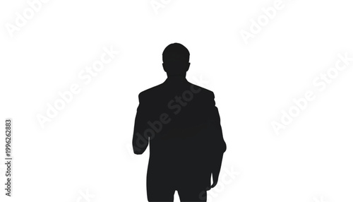 Businessman stands in a professional pose while wearing a formal suit against a plain white backdrop.