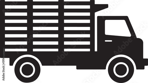 blacktruckwithlatticebody