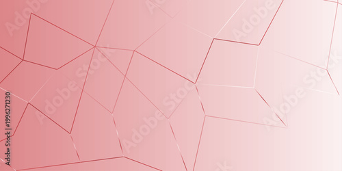 Abstract network polygonal connect lines and dots background template. many squares and triangles shape on white background. Technology data transfer server global system graphic vector.