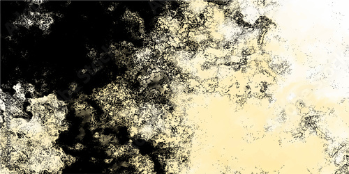 Vector Abstract ink wash painting with contrasting light and dark areas creates a dynamic composition. 