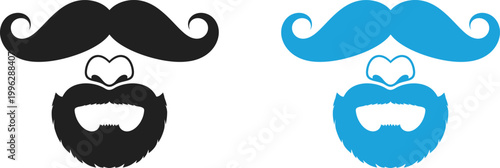 Happy fathers day to dad papa celebrating the best beards mustaches and love