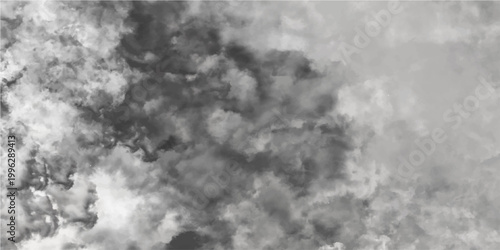 Vector An ethereal cloudscape, rendered in grayscale, evokes a sense of both the mysterious, chaotic, and transient qualities of the atmosphere. 
