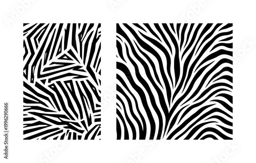 zebra skin pattern (simplified texture)