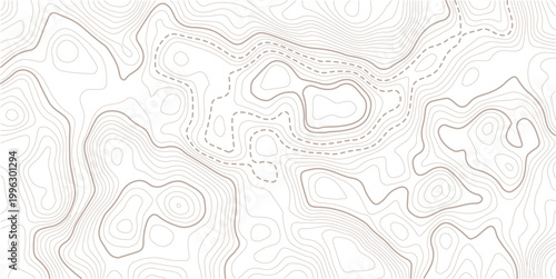 Light topographic topo contour map background. Geographic abstract grid. vector illustration.Luxury abstract Topographic line map.Pattern of contour lines.
