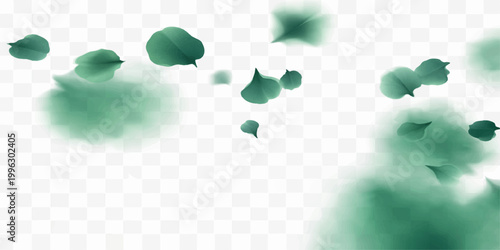 Green Christmas snowflake background with abstract grass and seamless decorative holiday pattern design
