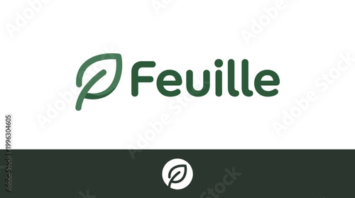 This logo features a leaf symbolizing nature and sustainability, representing an eco-friendly brand with a modern and sophisticated design that emphasizes environmental consciousness.