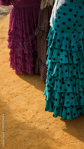 Photos Trajes de flamenca en feria de abril