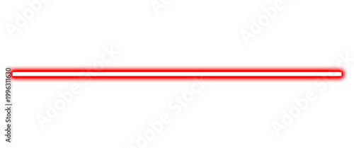 Free Download A single horizontal red neon light line glowing brightly with a sharp straight shape on a dark black background - GFXLoad