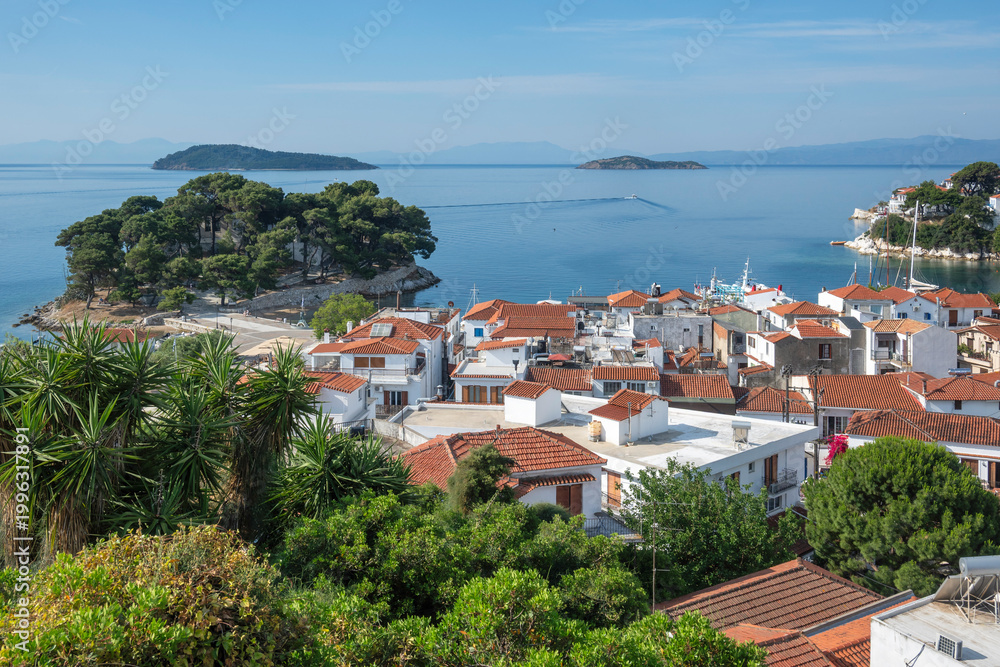 Obraz premium The town of Skiathos, Sporades, Thessaly, Greece