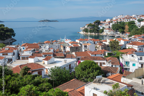 The town of Skiathos, Sporades, Thessaly, Greece