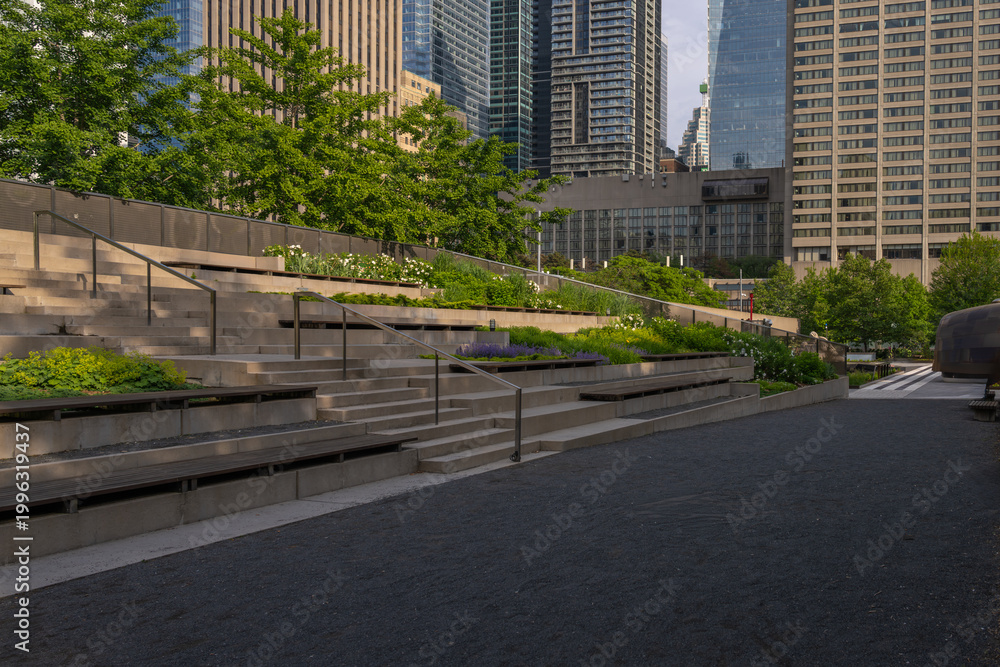 Naklejka premium Peace Garden at Nathan Phillips Square - Toronto, Ontario, Canada