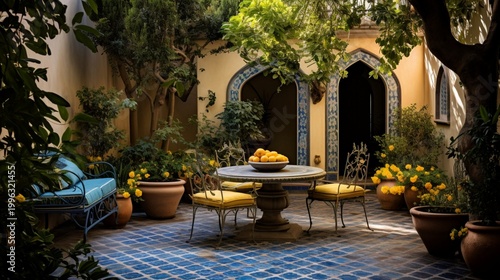 swimming pool in the garden
