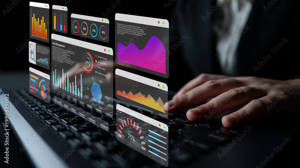 Konstfotografi Data management enables efficient analytics, trend tracking, and performance mon