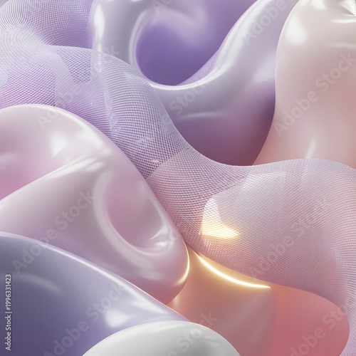 Abstract pink and purple gradient digital art
