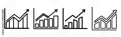 Minimal outline  air cooling performance icon set in editable stroke style. Air conditioning icon set.