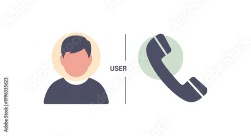 Person making a phone call.