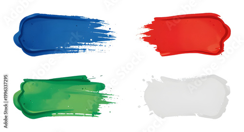 colorful brush strokes, paint splash set, abstract paint textures, artistic brush elements, watercolor stroke design, vibrant paint smears, creative brush marks, hand painted strokes, colorful abstrac