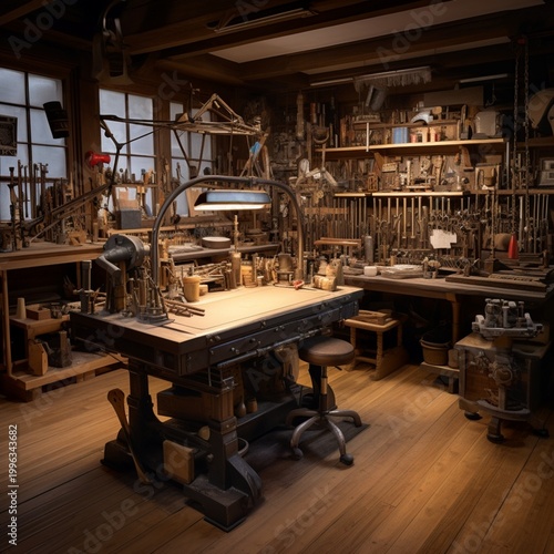 interior of an old factory