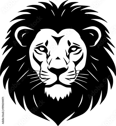 Foto Professional Modern Lion and Tiger Head Vector Logo Symbol Set