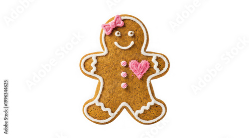 Festive gingerbread person a sweet treat for the holidays