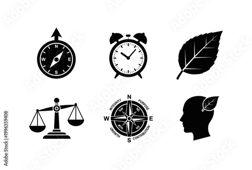 Business Values Icons Collection