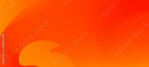 Abstract gradient background of glossy red and yellow colors. beauty curved shape composition illustration art for banner, poster, brochure, digital, web, page, surface, decoration, advertising