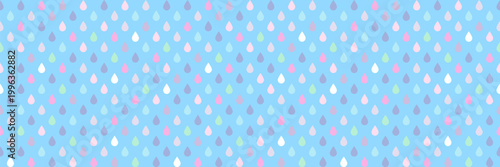 Colorful drops Seamless Pattern texture
