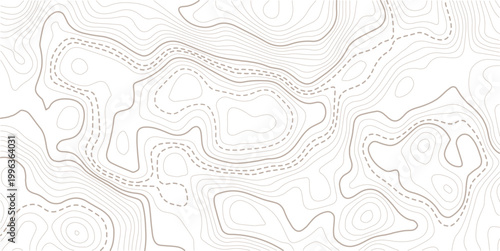 abstract diagram discovery topographic map banner texture background. Modern design with White background with topographic wavy pattern design. Abstract vector illustration.
