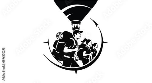 Firefighter rescuing person in emergency situation with spotlight shining down, heroic act in dark environment, fireman helping someone in need